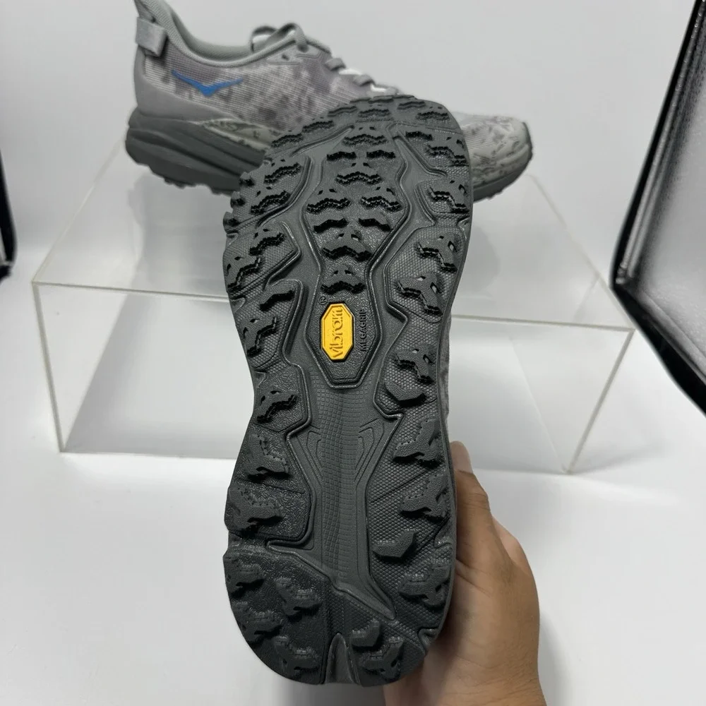 Brand New Hoka Speedgoat 6 Grey Blue 1147791 GCG Running Trail Men's Size 8.5